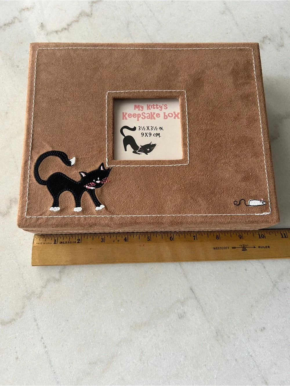 Brown Cat Keepsake Box for Pets - My Kitty's Keepsake